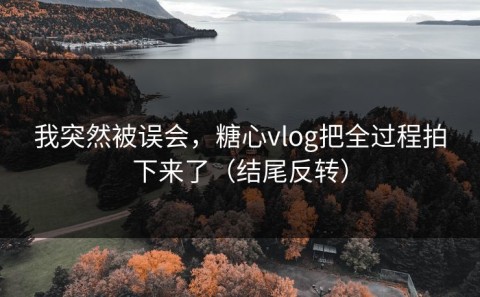 我突然被误会，糖心vlog把全过程拍下来了（结尾反转）